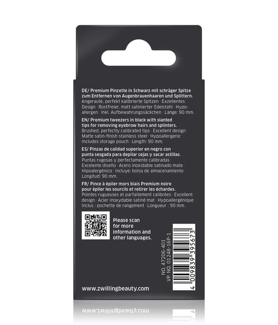 Zdjęcie produktu 3 z 5, Zwilling Pęseta skośna Premium Pęseta