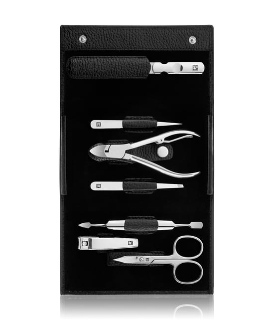 Zdjęcie produktu 1 z 4, Zwilling Zestaw do manicure klasycznego 7 szt. w kolorze czarnym Zestaw do manicure