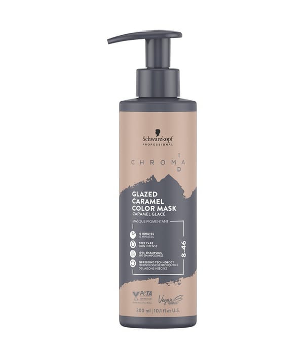 Zdjęcie produktu 1 z 6, Schwarzkopf Professional Chroma ID Glazed Caramel Maska koloryzująca