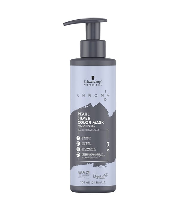 Zdjęcie produktu 1 z 6, Schwarzkopf Professional Chroma ID Pearl Silver Maska koloryzująca