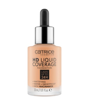 CATRICE HD Liquid Coverage Podkład w płynie 30 ml Nr. 038 - Honey Beige