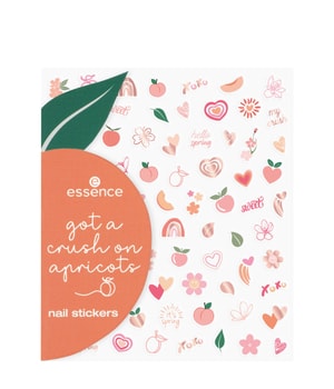 essence got a crush on apricots Naklejki na paznokcie 77 szt.