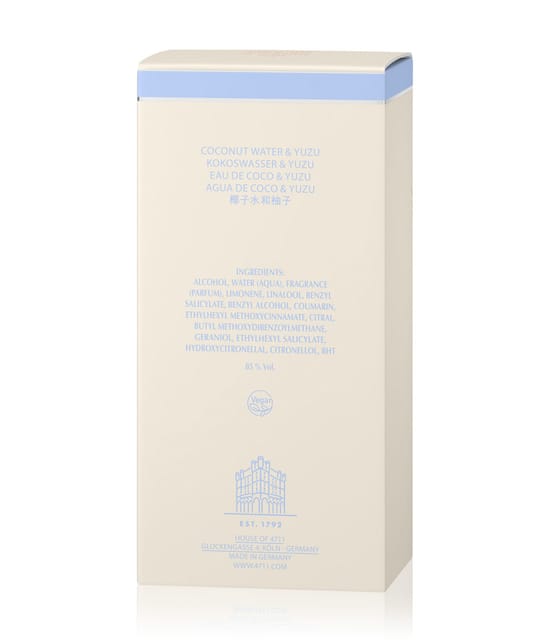 4711 Acqua Colonia Coconut Water & Yuzu Woda kolońska 50 ml 4011700748440 detail-shot_pl
