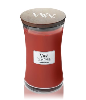 Woodwick Cinnamon Chai świeczka zapachowa z drewnianym knotem 609.5 g