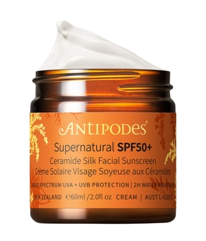 Antipodes Supernatural SPF50+ Ceramide Silk Facial Sunscreen Krem do opalania 60 ml