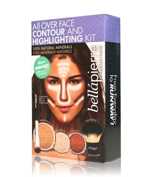 bellápierre All Over Face Highlight & Contour Kit Zestaw do makijażu twarzy
