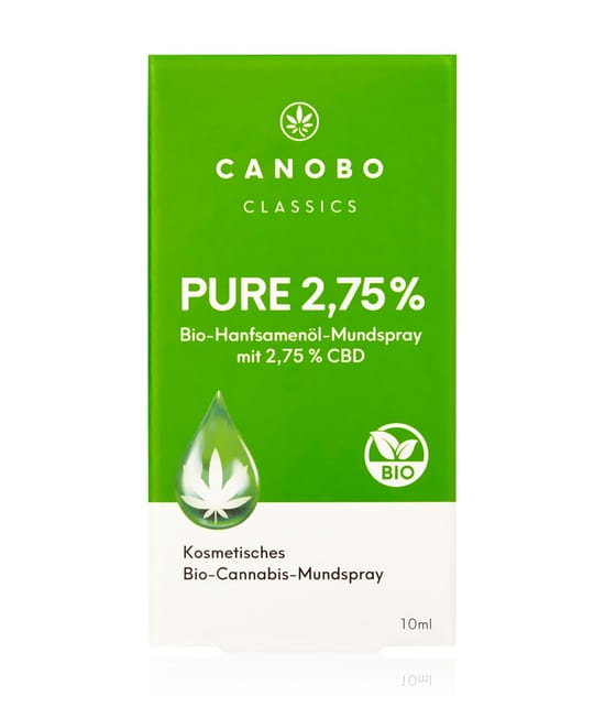 Zdjęcie produktu 2 z 3, CANOBO 2,75% CBD Olejek do płukania jamy ustnej