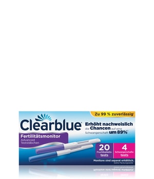 Clearblue Fertilitätsmonitor Advanced Teststäbchen 24 pcs dla kobiet
