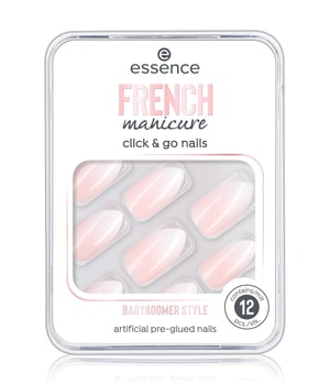 essence French Manicure Click & Go - Babyboomer 12 pcs dla kobiet