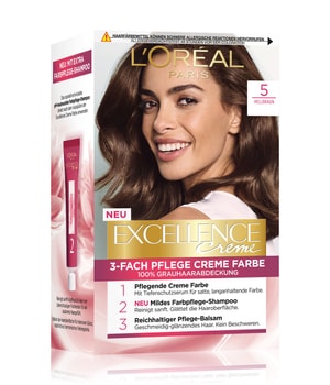 L'Oréal Paris Excellence Crème Nr. 5 - Hellbraun 1 pcs dla kobiet
