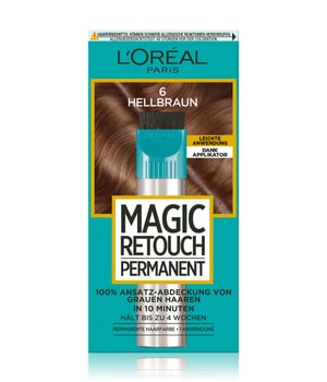 L'Oréal Paris Magic Retouch Permanent Hair Cover No. 6 Light brown Farba do włosów 1 szt. Nr. 6 - Hellbraun