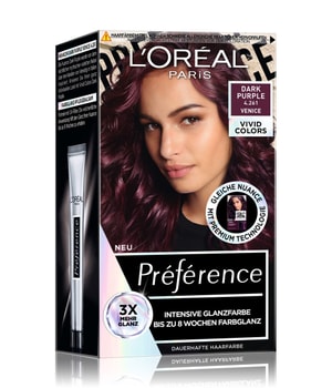 L'Oréal Paris Préférence Vivid Colours Ciemny Fiolet Farba do włosów 1 szt.