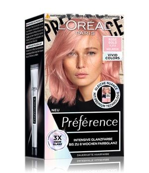 L'Oréal Paris Préférence Vivid Colours Rose Gold Farba do włosów 1 szt.