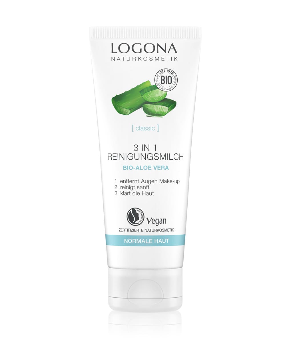 Logona Bio-Aloe Vera & Bio-Damaszener Rose Środek do demakijażu oczu 100 ml 4017645016149 base-shot_pl
