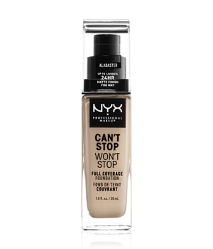 NYX Professional Makeup Can't Stop Won't Stop 24-Hour Foundation Podkład w płynie 30 ml Nr. 02 - Alabaster można nabyć na stronie Flaconi.pl