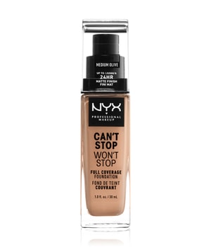 NYX Professional Makeup Can't Stop Won't Stop 24-Hour Foundation Podkład w płynie 30 ml Nr. 09 - Medium Olive można nabyć na stronie Flaconi.pl