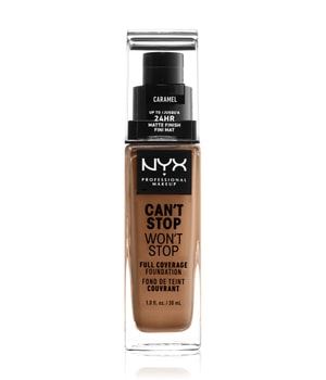 NYX Professional Makeup Can't Stop Won't Stop 24-Hour Foundation Podkład w płynie 30 ml Nr. 15 - Caramel