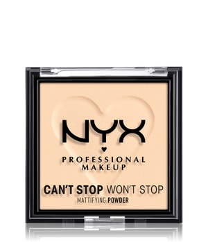 NYX Professional Makeup Can't Stop Won't Stop Mattifying Powder puder matujący odcień 01 Fair 6 g można nabyć na stronie Flaconi.pl