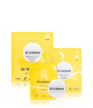 STARSKIN Essentials Glowstar™ Foaming Peeling Puff Peeling do twarzy 1 szt.