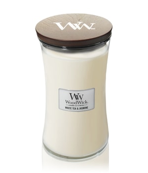 Woodwick White Tea & Jasmine świeczka zapachowa z drewnianym knotem 609.5 g można nabyć na stronie Flaconi.pl